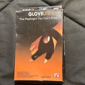 Ovi Black LED Light Gloves